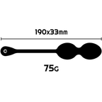 RITHUAL - NISHA BLACK RECHARGEABLE VIBRATING KEGEL BALLS