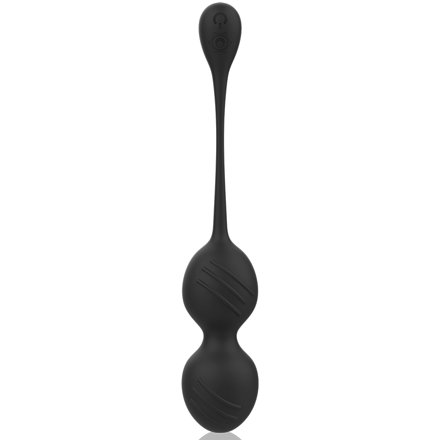 RITHUAL - NISHA BLACK RECHARGEABLE VIBRATING KEGEL BALLS