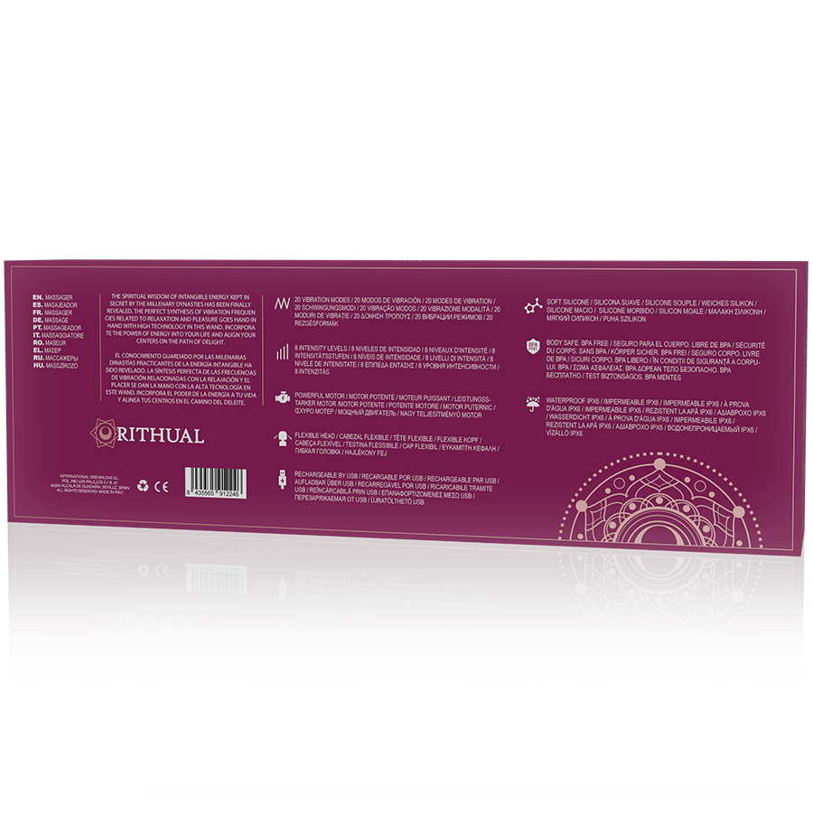 RITHUAL - VARITA AKASHA POTENTE RECARGABLE 2.0 ORQUÍDEA
