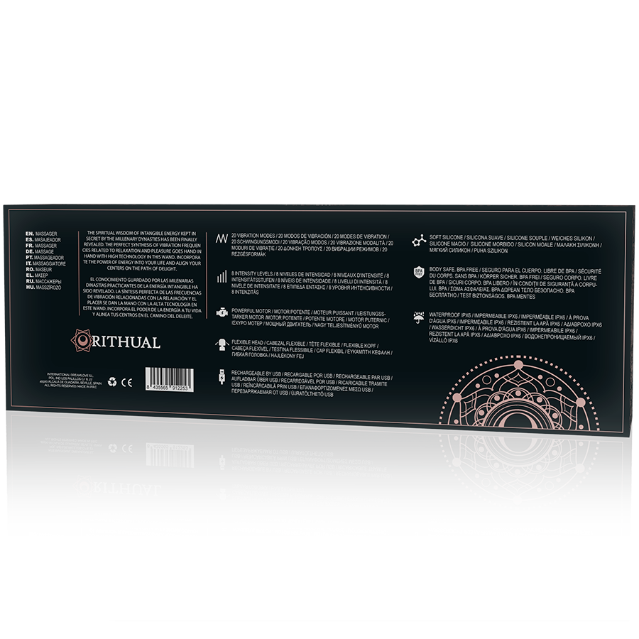 RITHUAL - VARITA AKASHA POTENTE RECARGABLE 2.0 NEGRA