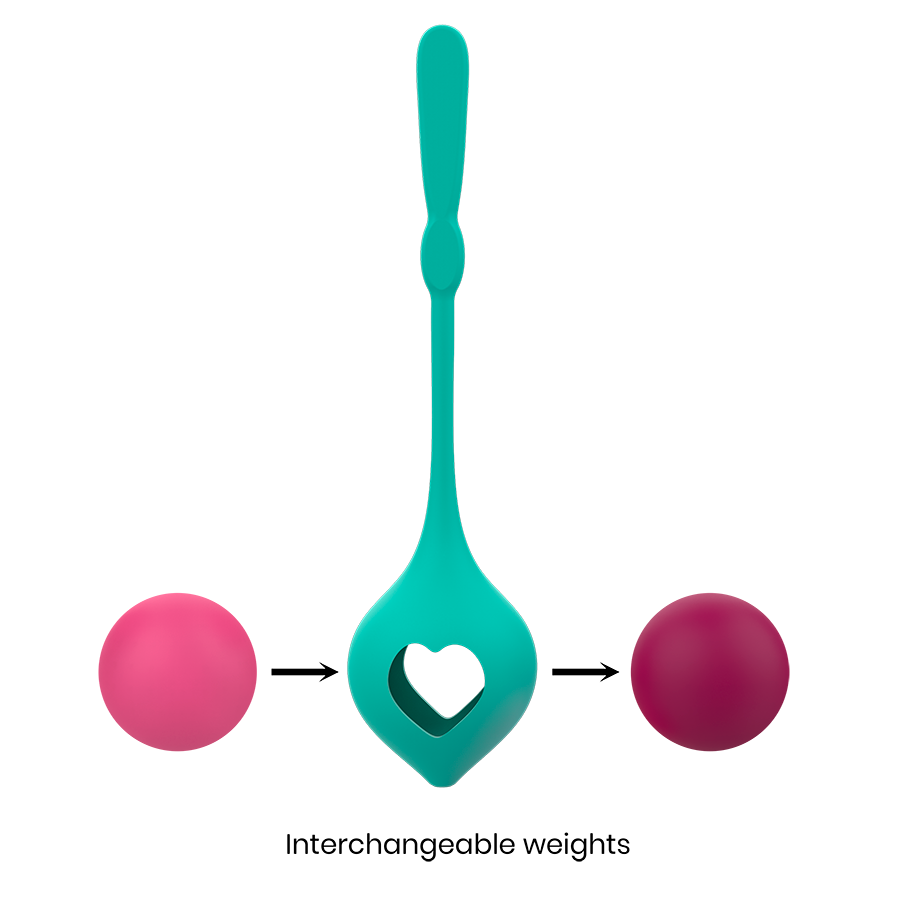 RITHUAL - SET DE ENTRENAMIENTO PÉLVICO DEVA AQUA GREEN