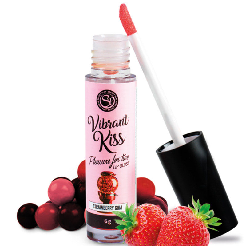 SECRETPLAY - LUCIDALABBRA VIBRANT KISS GUSTO GOMMA DA MASTICARE ALLA FRAGOLA