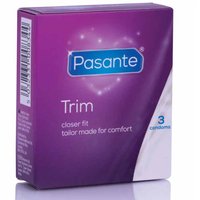 PASANTE - PRÉSERVATIF THIN TRIM PLUS THIN PARTIR DE 3 UNITÉS