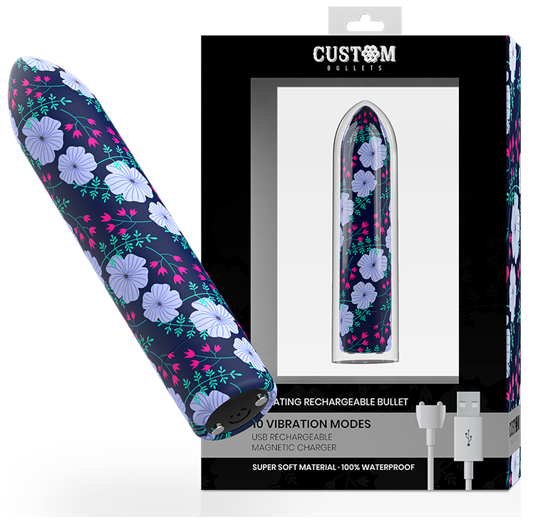 CUSTOM BULLETS - RECARGABLES PRIMAVERA 10 INTENSIDADES