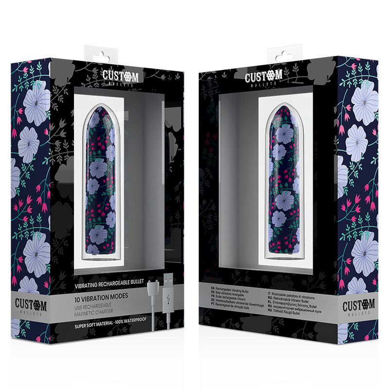 CUSTOM BULLETS - RECARGABLES PRIMAVERA 10 INTENSIDADES