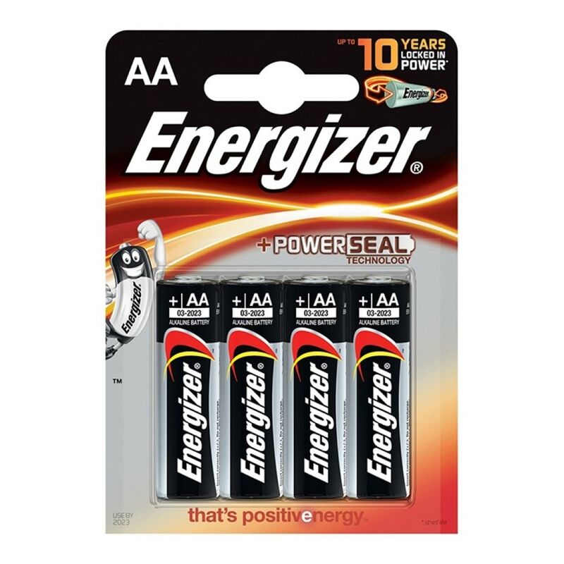 ENERGIZER - PILAS ALCALINAS AA LR6 *4