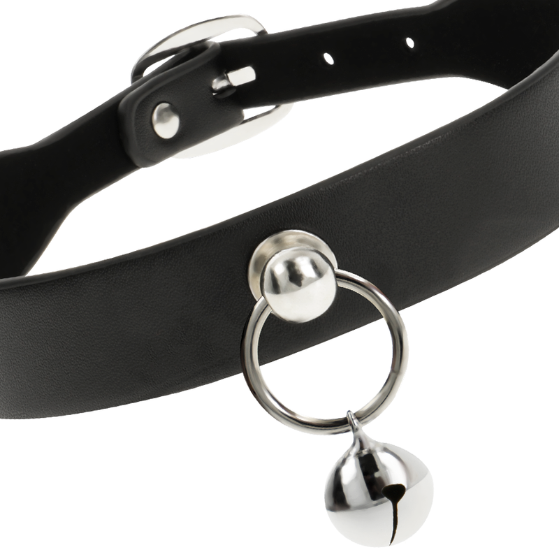 COQUETTE CHIC DESIRE - COLLANA DONNA IN PELLE VEGANA ACCESSORIO SONAGLIO/CERCHIETTO