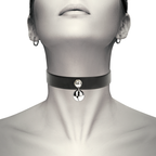COQUETTE CHIC DESIRE - COLLANA DA DONNA IN PELLE VEGANA CON SONAGLIO
