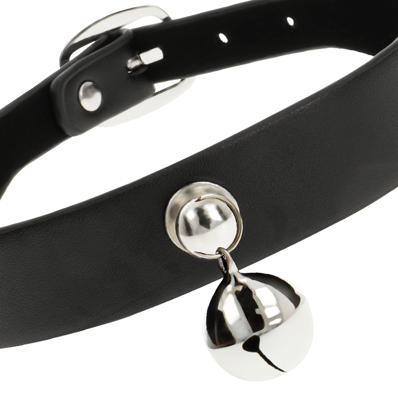 COQUETTE CHIC DESIRE - COLLANA DA DONNA IN PELLE VEGANA CON SONAGLIO