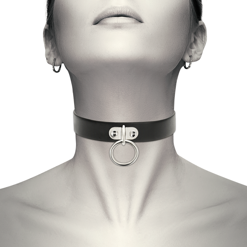 COQUETTE CHIC DESIRE - COLLANA IN PELLE VEGAN DA DONNA ACCESSORIO FETISH