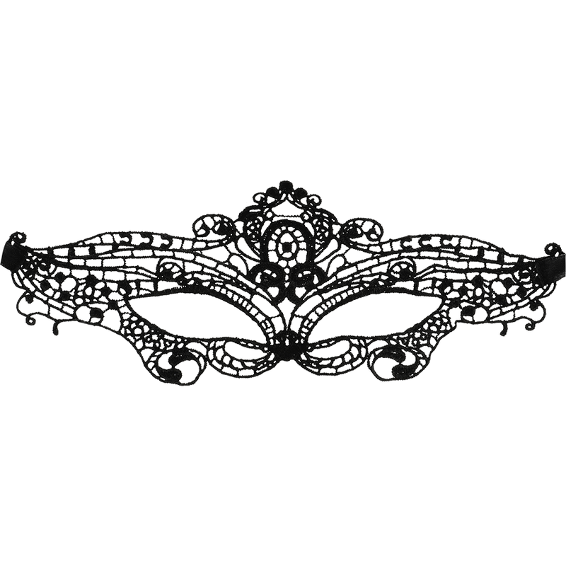 COQUETTE CHIC DESIRE - MASCHERA IN PIZZO NERO FINE