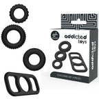 ADDICTED TOYS - SET DI 4 ANELLI PENIENE