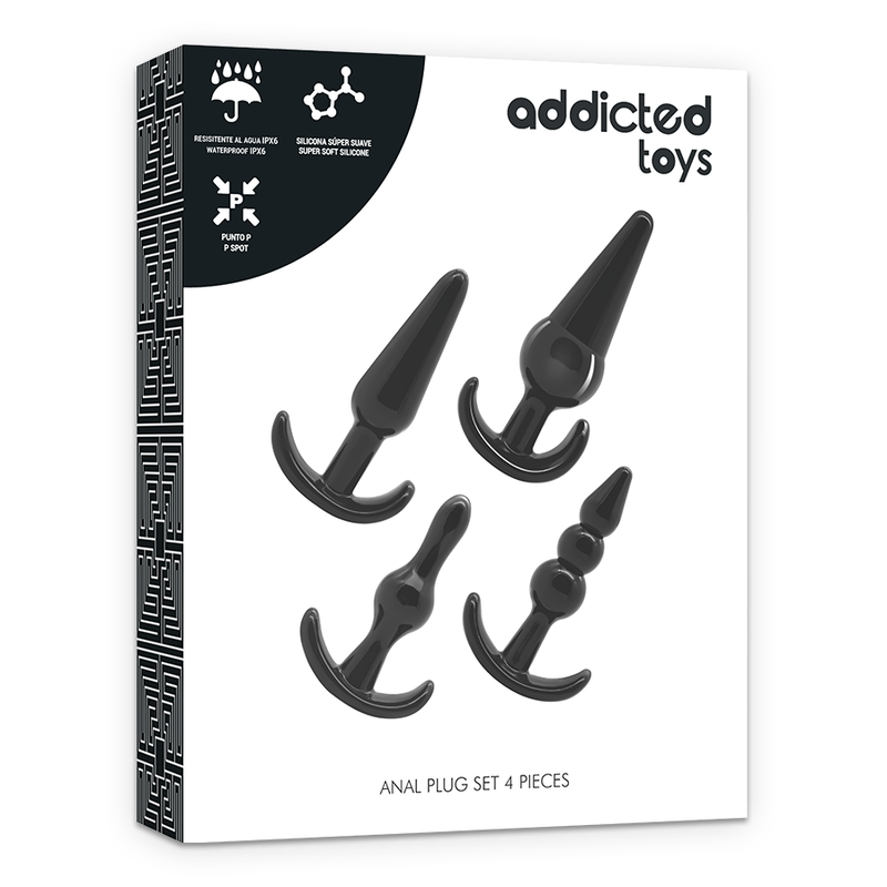 ADDICTED TOYS - SET DE 4 TAPONES ANALES