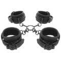 FETISH SUBMISSIVE - SET DI MANETTE PER POLSI E CAVIGLIE CON FODERA IN NEOPRENE