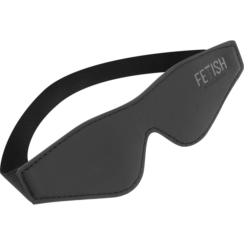 FETISH SUBMISSIVE - MÁSCARA DE CUERO VEGANO CON FORRO DE NEOPRENO