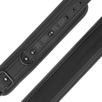 FETISH SUBMISSIVE - COLLIER ET MENOTTES EN CUIR VÉGAN AVEC DOUBLURE EN NÉOPRÈNE