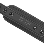FETISH SUBMISSIVE - COLLIER ET MENOTTES EN CUIR VÉGAN AVEC DOUBLURE EN NÉOPRÈNE