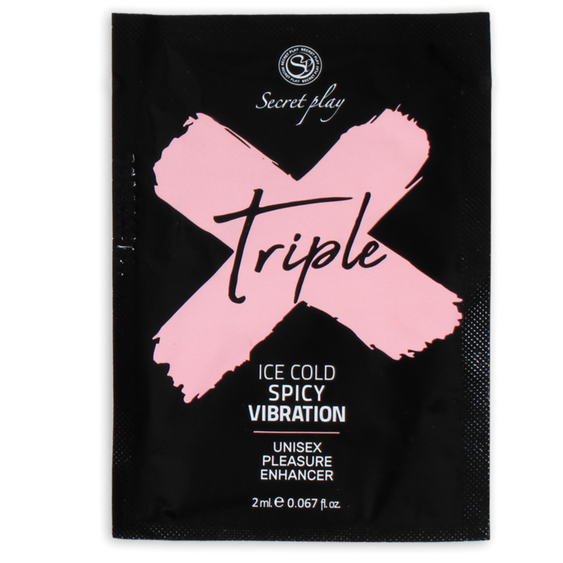 SECRETPLAY - TRIPLE X SINGLE-DOSE PLEASURE INTENSIFIER