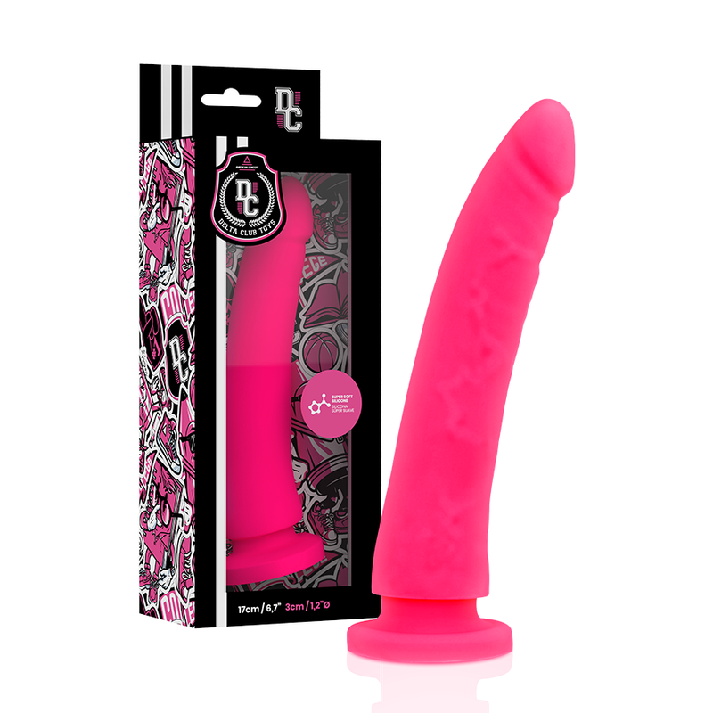 DELTA CLUB - TOYS HARNAESS + DONG SILICONICO ROSA 17 CM -O- 3 CM