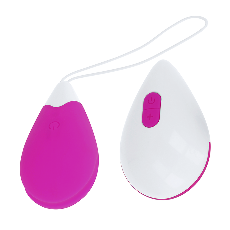 OHMAMA - UOVO VIBRANTE TESTURIZZATO 10 MODALITÀ VIOLA E BIANCO