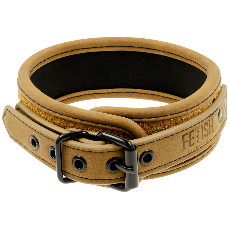 FETISH SUBMISSIVE ORIGIN - NEOPRENE LINED CHAIN COLLAR