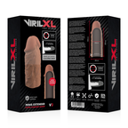 VIRILXL - EXTENSOR DE PENE MARRÓN DE SILICONA LÍQUIDA V3