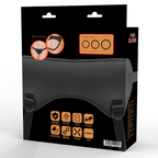 CYBER SILICOCK - STRAP HARNESS WITH 3 FREE RINGS