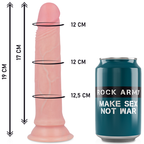 ROCKARMY - ARNÉS + DILDO DE SILICONA LÍQUIDA PREMIUM AVENGER 19 CM -Ø- 3.98 CM