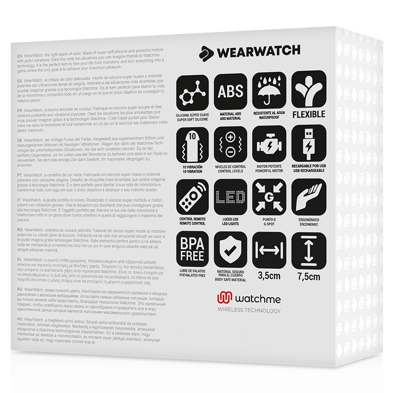 WEARWATCH - TELECOMANDO WATCHME TECNOLOGIA UOVO FUCSIA / JET
