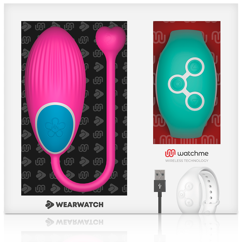 WEARWATCH - TECNOLOGIA WATCHME TELECOMANDO UOVO FUCSIA / ACQUA MARINA