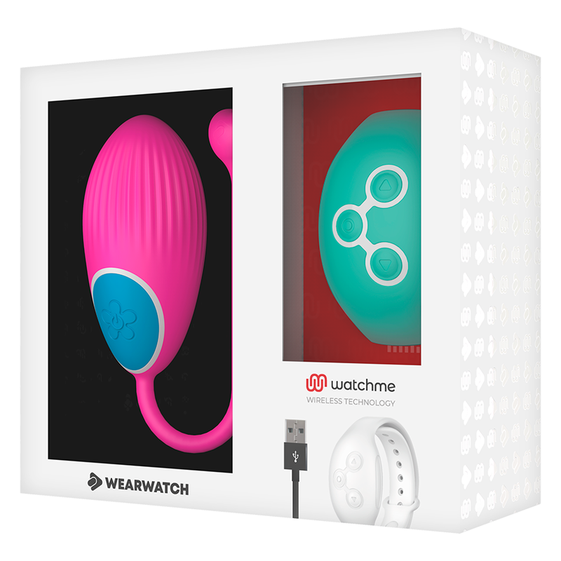 WEARWATCH - TECNOLOGIA WATCHME TELECOMANDO UOVO FUCSIA / ACQUA MARINA