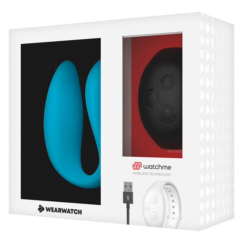 WEARWATCH - WATCHME DOUBLE TECHNOLOGY VIBRATOR INDIGO / JET