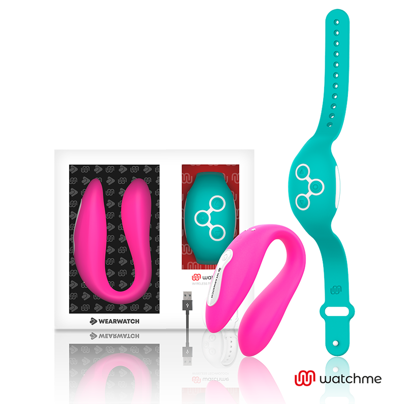 WEARWATCH - VIBRATORE WATCHME DOPPIA TECNOLOGIA FUCSIA / ACQUA DI MARI