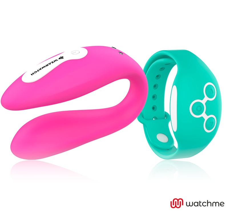 WEARWATCH - VIBRATORE WATCHME DOPPIA TECNOLOGIA FUCSIA / ACQUA DI MARI