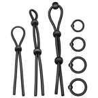 ADDICTED TOYS - ENSEMBLE D'ANNEAU PÉNIAL FLEXIBLE EN SILICONE 7 PIÈCES